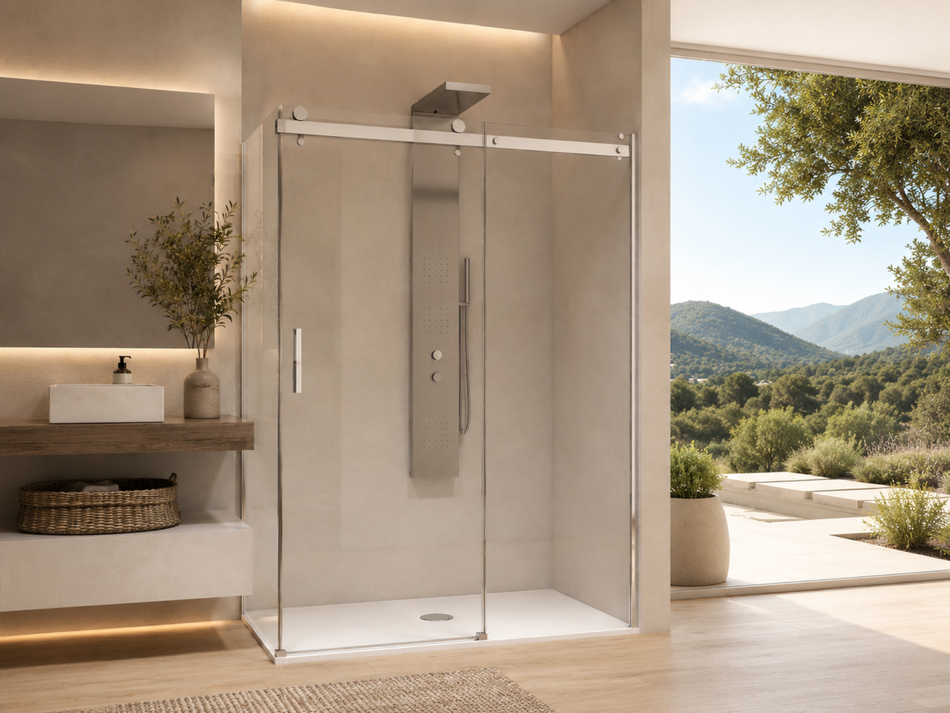 Box doccia Cristalbox in ambiente bagno